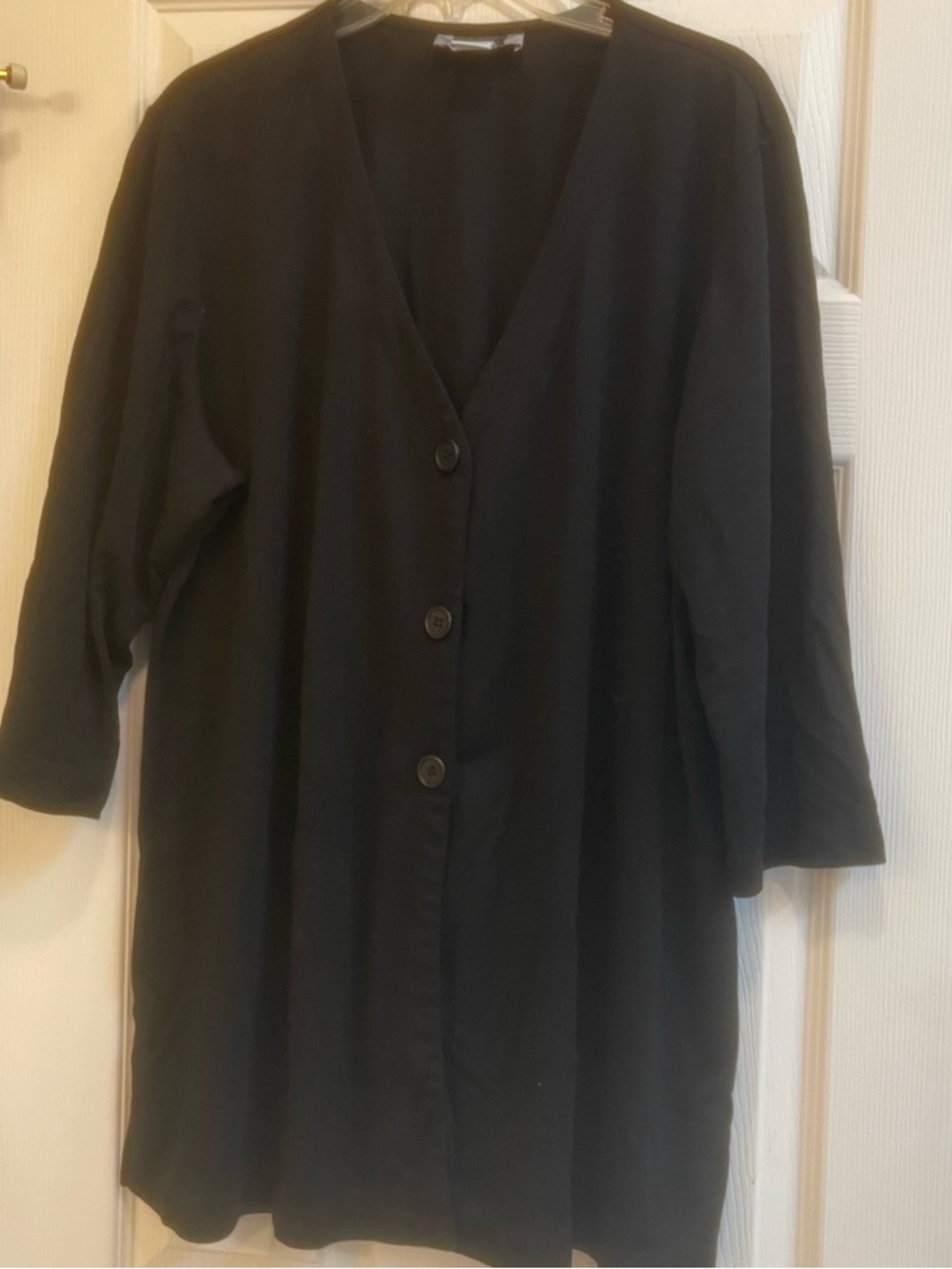 Maggie Barnes Black Cardigan.  (111)